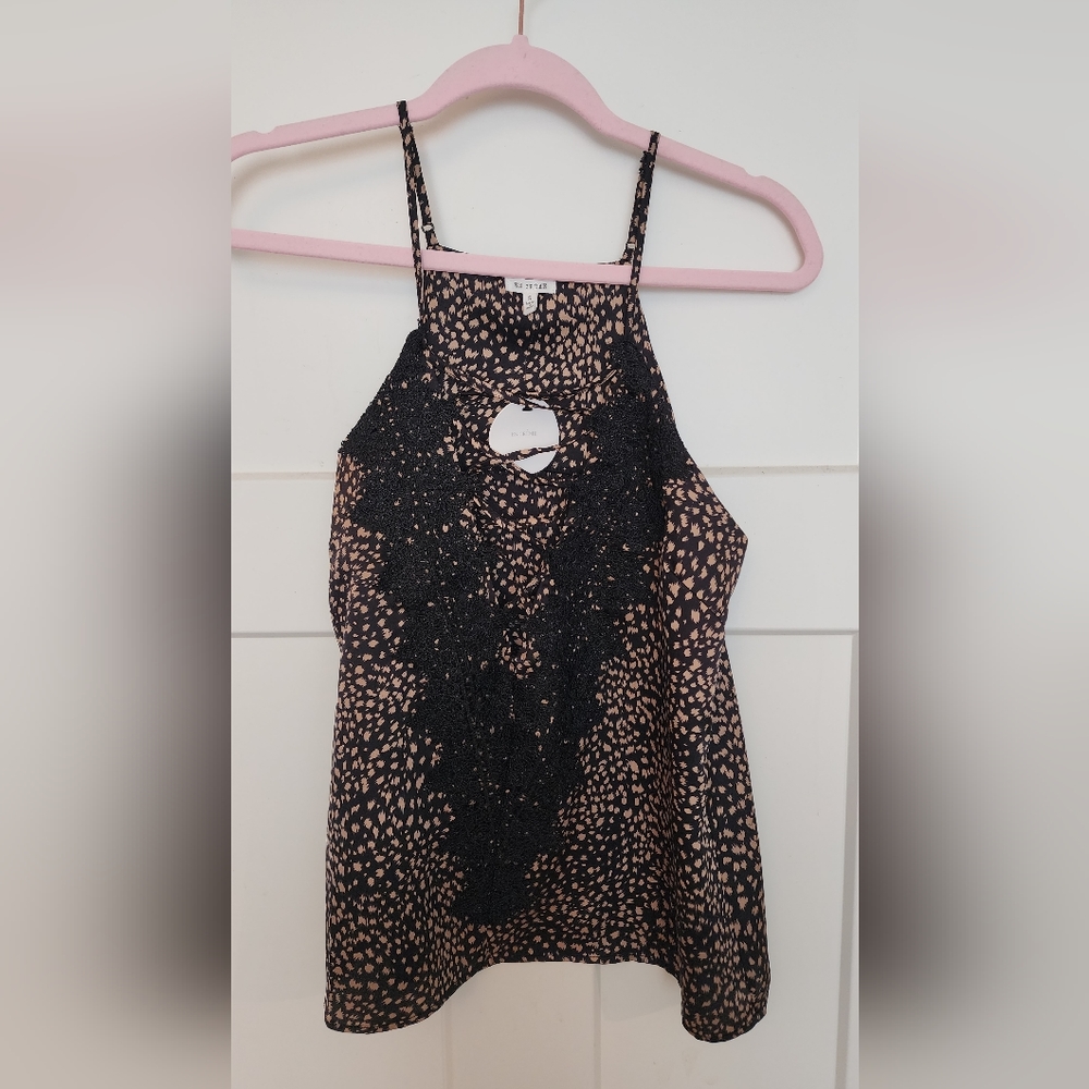 NWT Lace up women's Cami, Sz Small